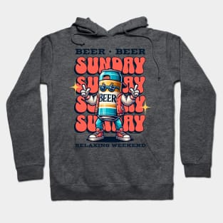 Sunday Beer "sunday Funday: Heckin' Legendary" Funny Hoodie